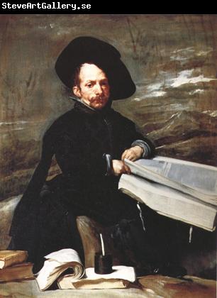 Diego Velazquez Portrait d'un nain tenant un volume sur ses genoux (don Diego de Acedo,el Primo) (df02)